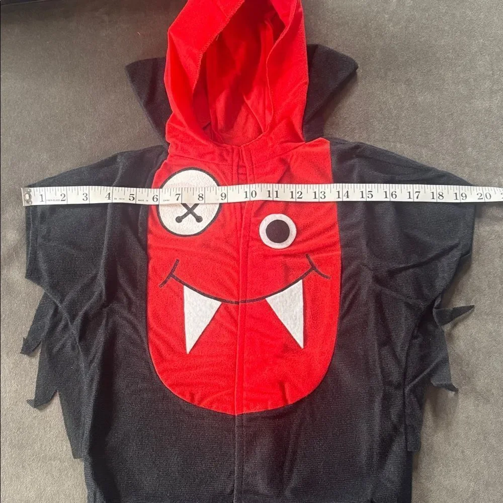 Baby Infant Unisex Lil’ Vampire Halloween Costume Red Black NO FEET 12-18 Months